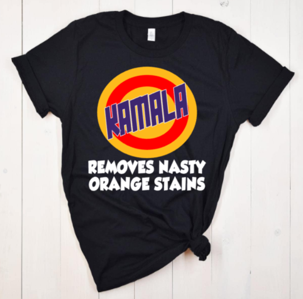 KAMALA HARRIS ORANGE STAIN