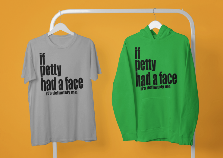 if Petty had a face sweatshirt